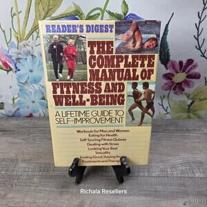 The Complete Manual of Fitness and Well-Being Reader's Digest 1988 Hardcover